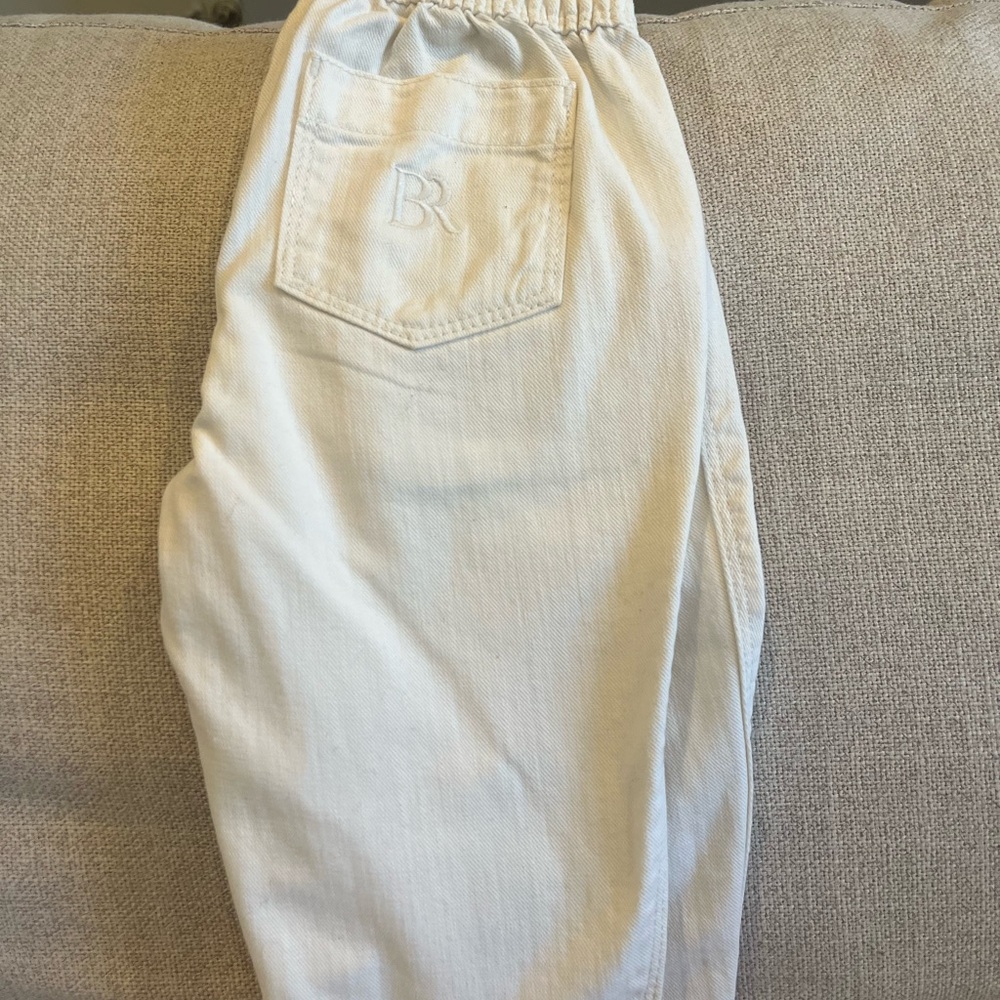 Kids Casual Cream Pants
